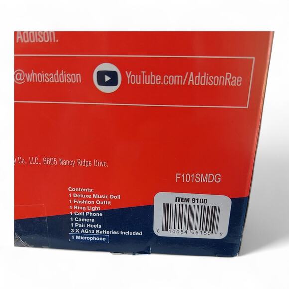 Addison Rae Deluxe Music Fashion Doll, Bring Addison Rae to Life New In Box - Picture 6 of 8